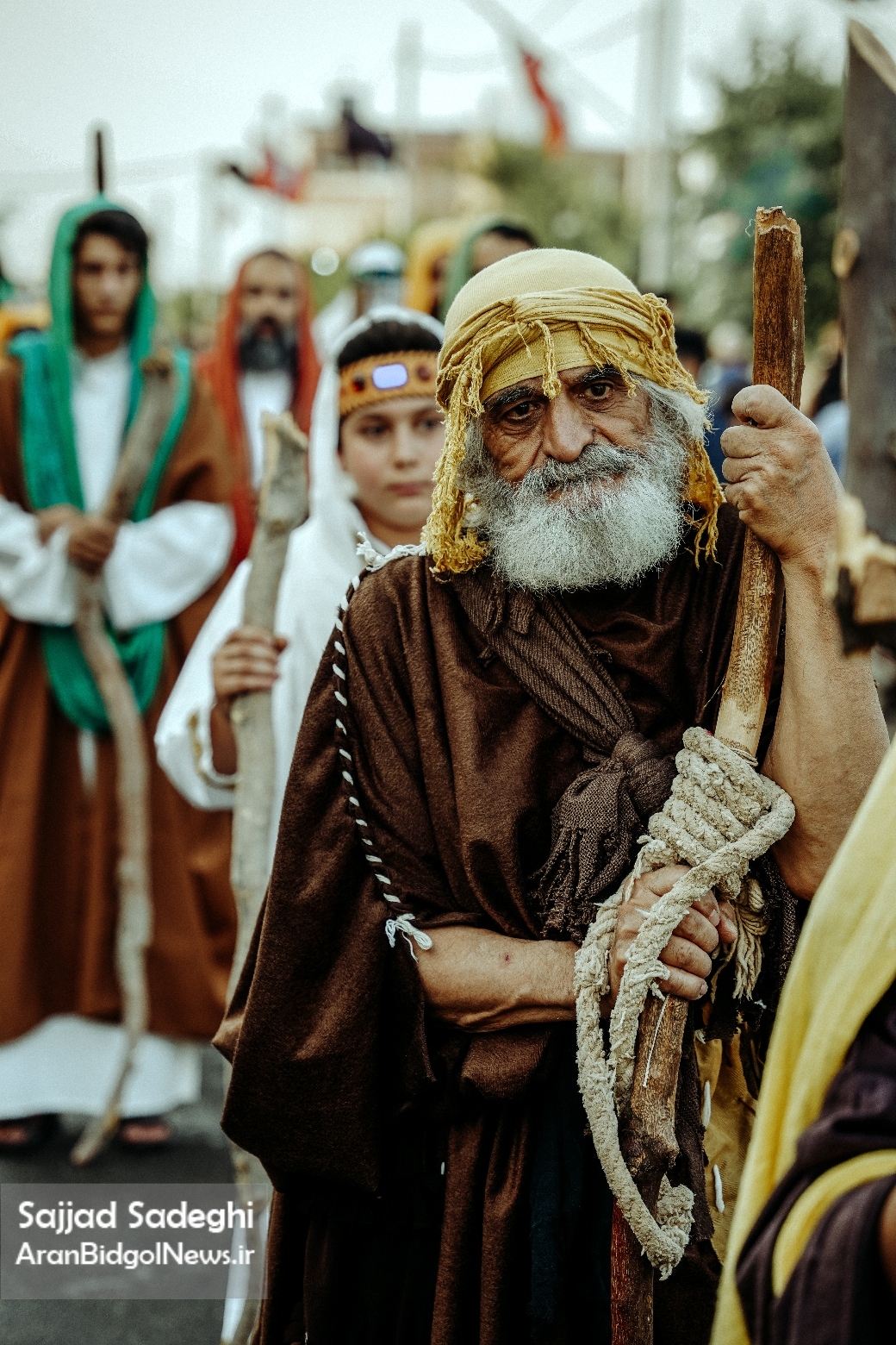 گزارش تصویری از چاووش عزای محرم در آران و بیدگل